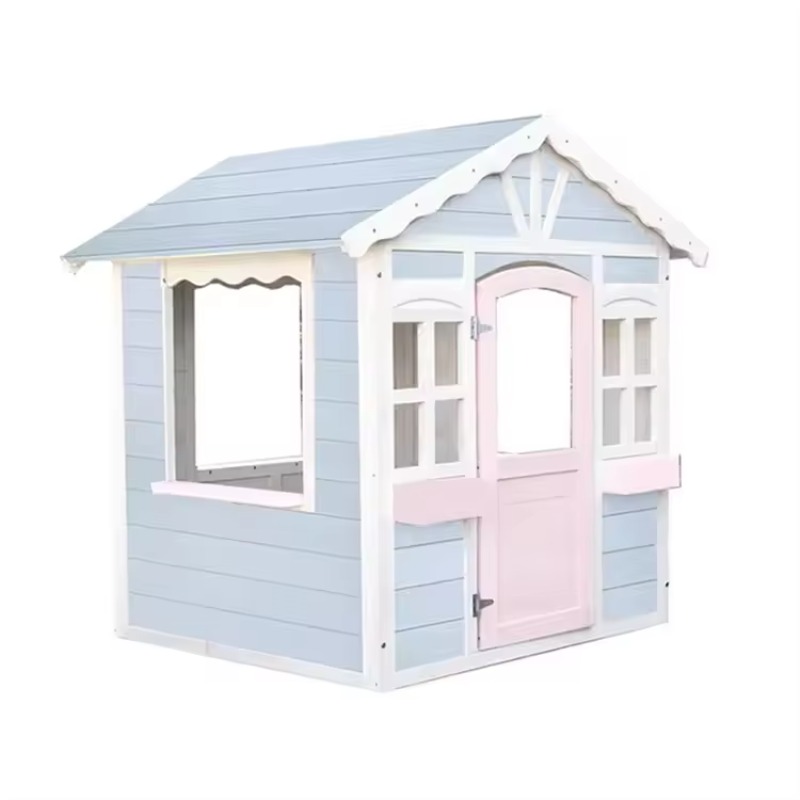 Kids Outdoor Wooden Playhouse - Heiß begehrtes Spielhaus, Outdoor-Spielplatz aus Holz