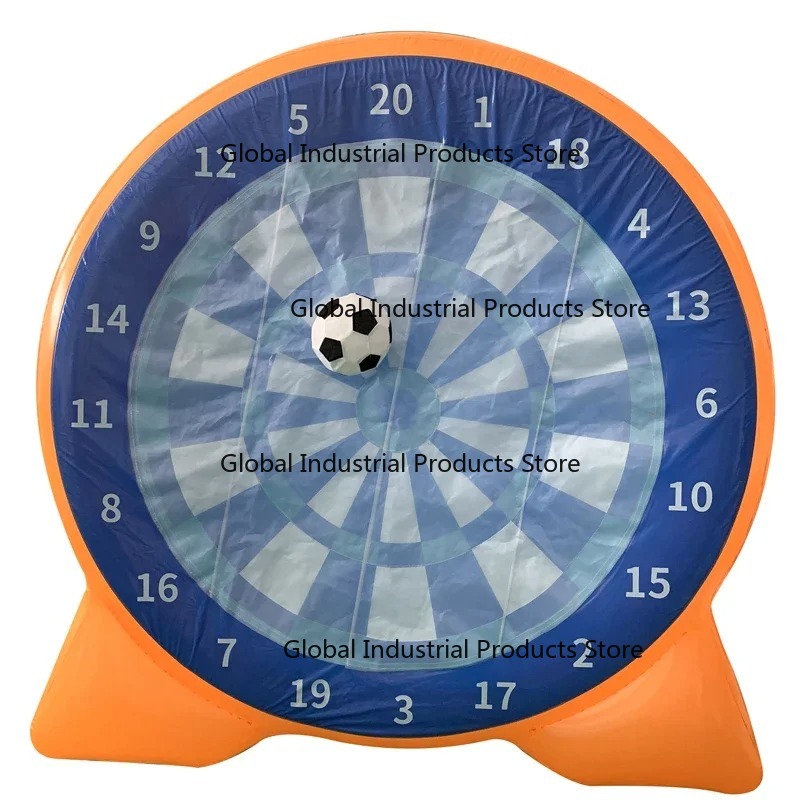 Kids Outdoor Games Ideas - Aufblasbares Fußball-Ziel-Set für Kinder, drinnen und