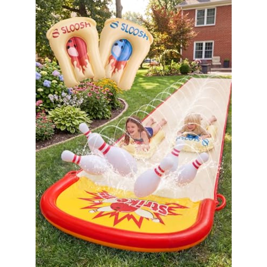Kids Outdoor Slide Set - Garten-Wasserrutsche für Kinder: 6 Meter lange