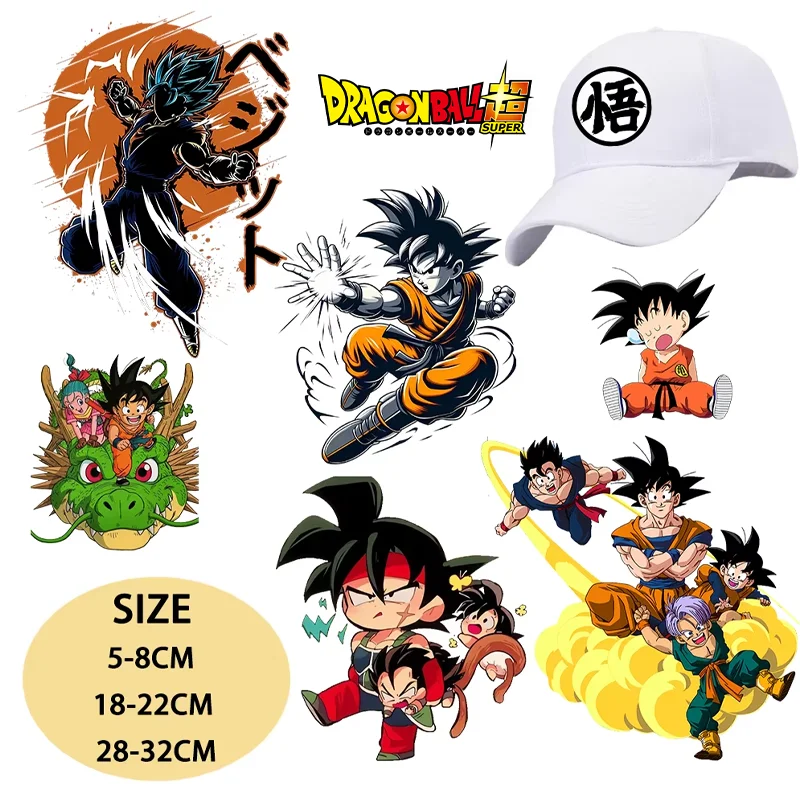 Tee Ball Set - Dragon Ball Wärmeübertragungsaufkleber T-Shirt Hut Herren