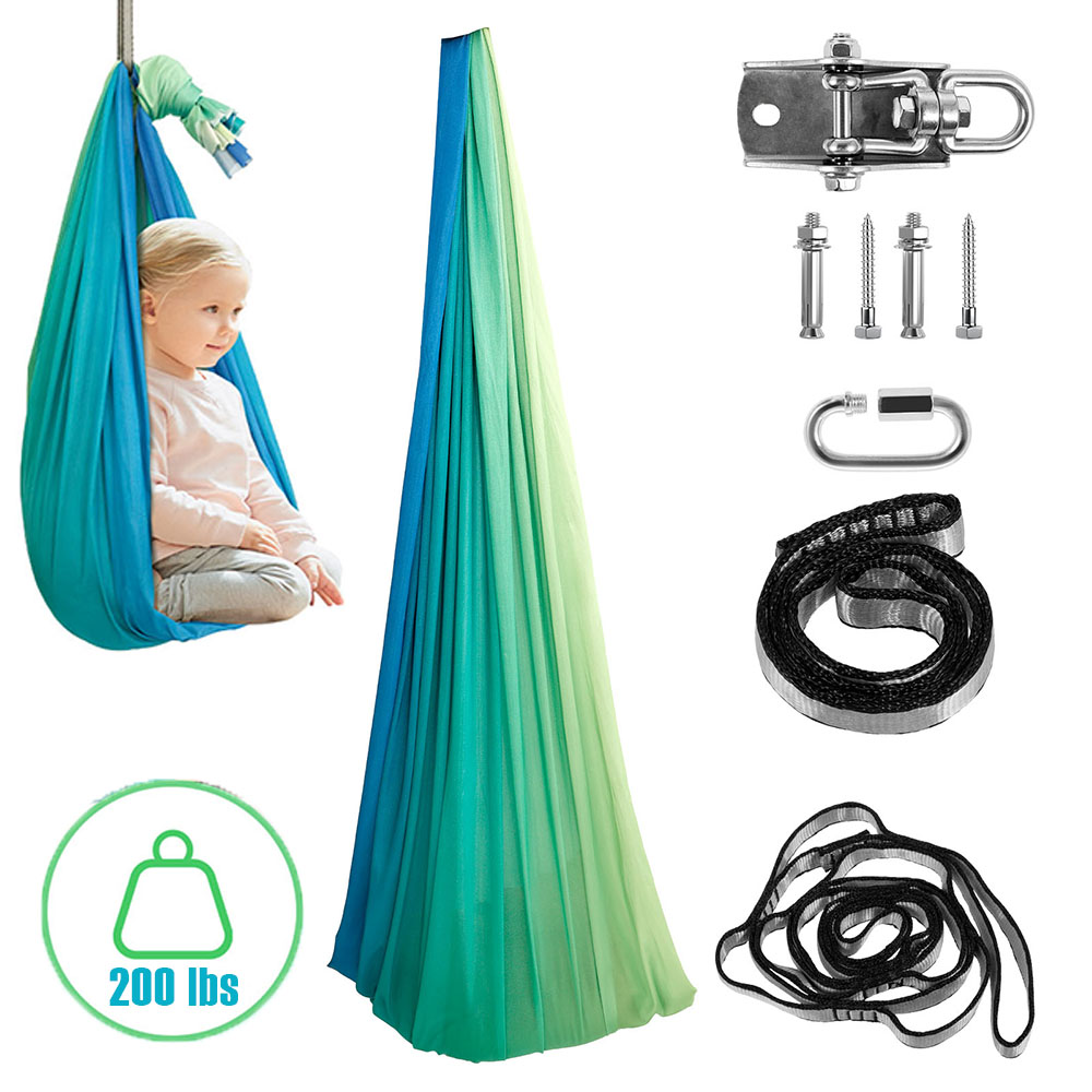 Kids Outdoor Hammock - Sensorische Schaukeln für Kinder, doppellagige, bequeme