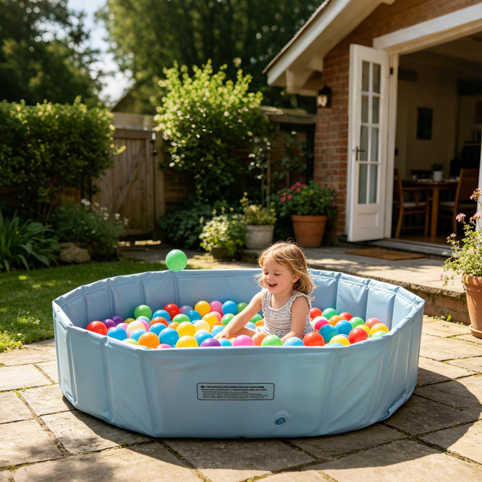Kids Outdoor Games For Party - Faltbarer Outdoor-Schwimmpool für Haustiere, Tragbarer Spielpool