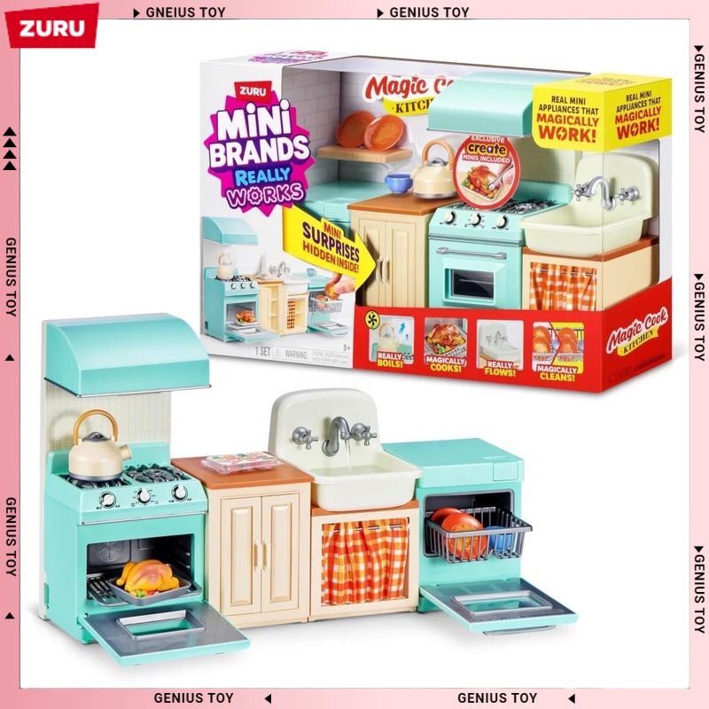 Kids Outdoor Kitchen - Zuru Mini Brands Magic Cook Küchenset