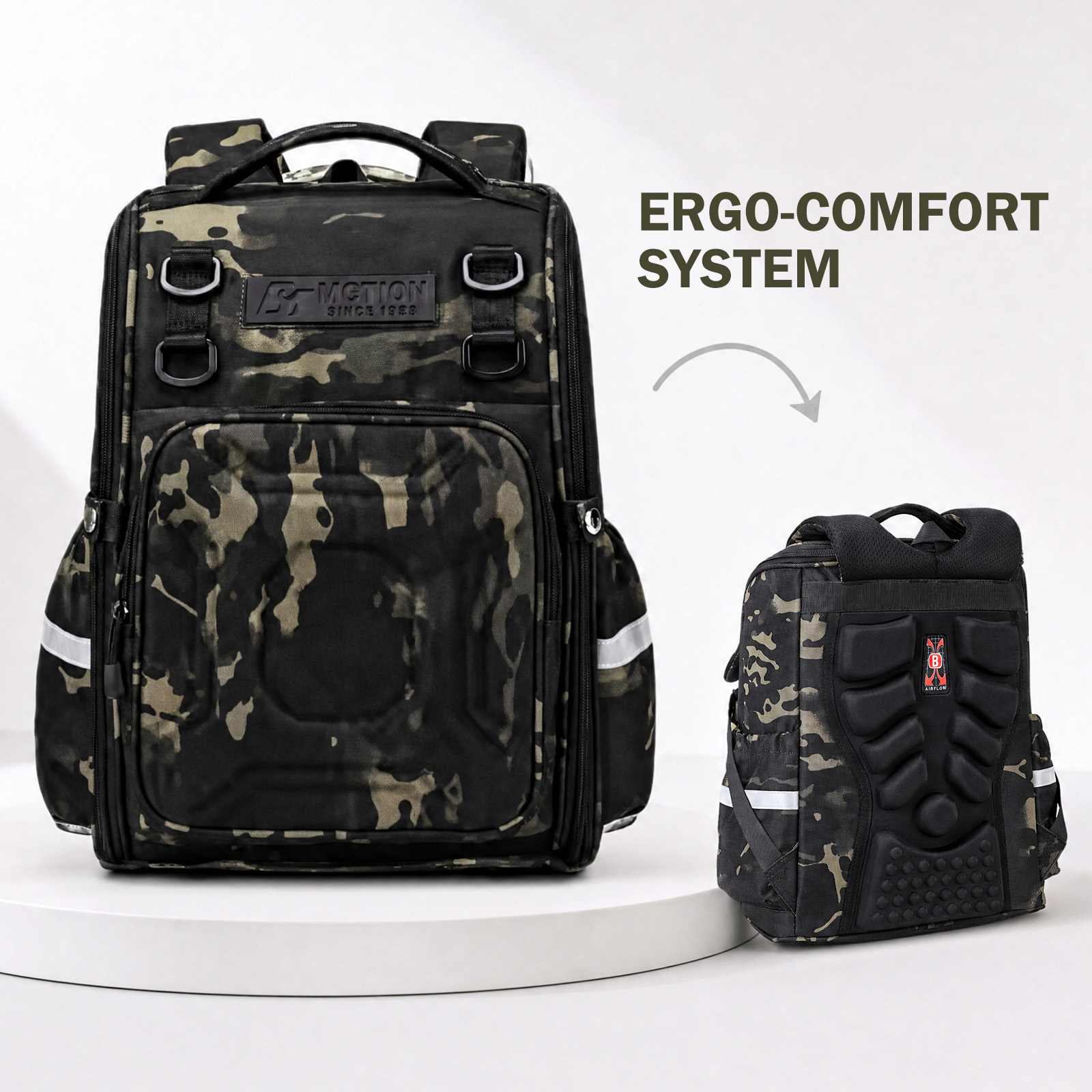 Kids Outdoor Backpack - Neuer Tarnmuster-Taktikrucksack für Kinder, Outdoor-Schulranzen für