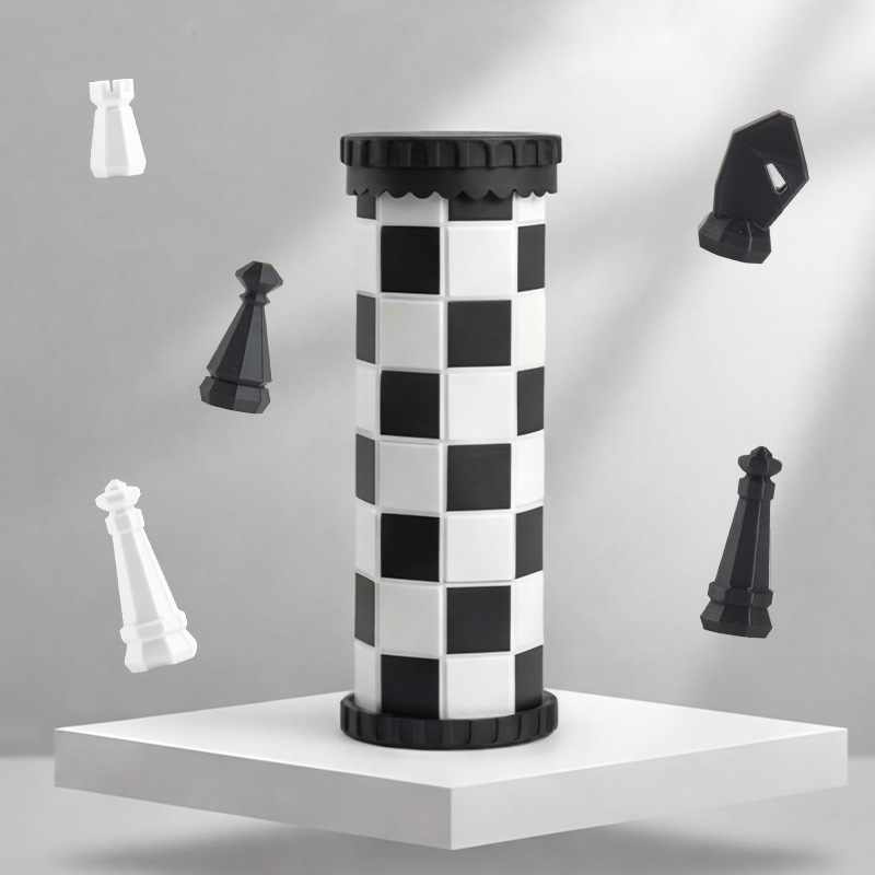 Kids Outdoor Games For Party - Neues Schachspiel im Scroll-Stil, tragbares, faltbares