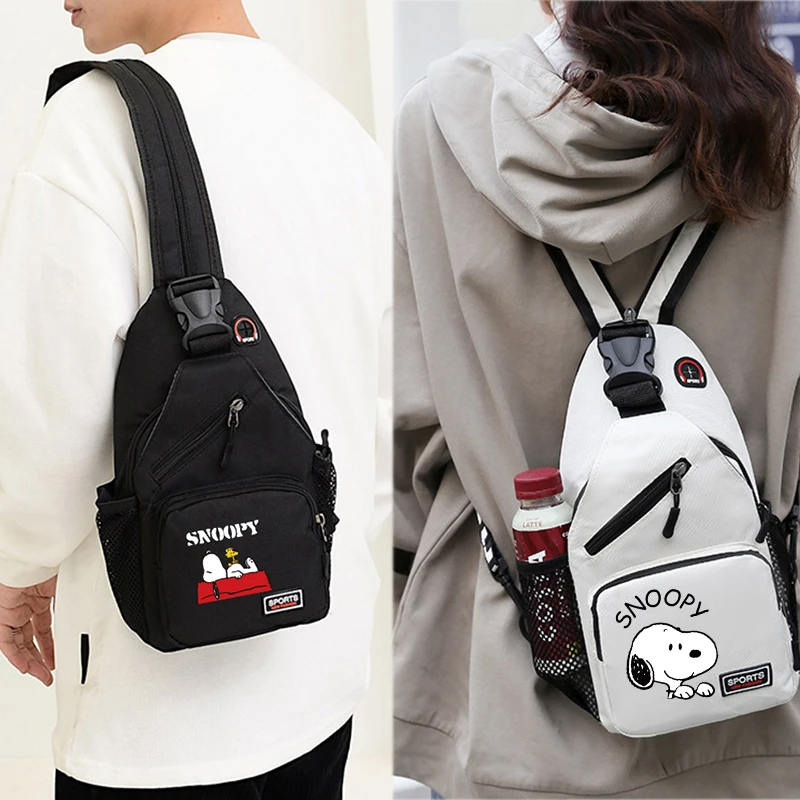 Kids Outdoor Backpack - Snoopys Tasche Brusttasche Damen Herren Koreanische