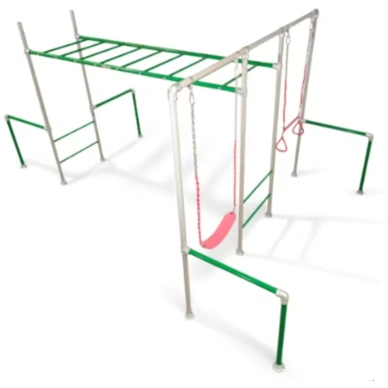 Kids Outdoor Gym Equipment - Spielplatz-Außenausrüstung Kinder-Fitnessgeräte Klettergerüst Affenstangen Verzinkter Verbundstahl