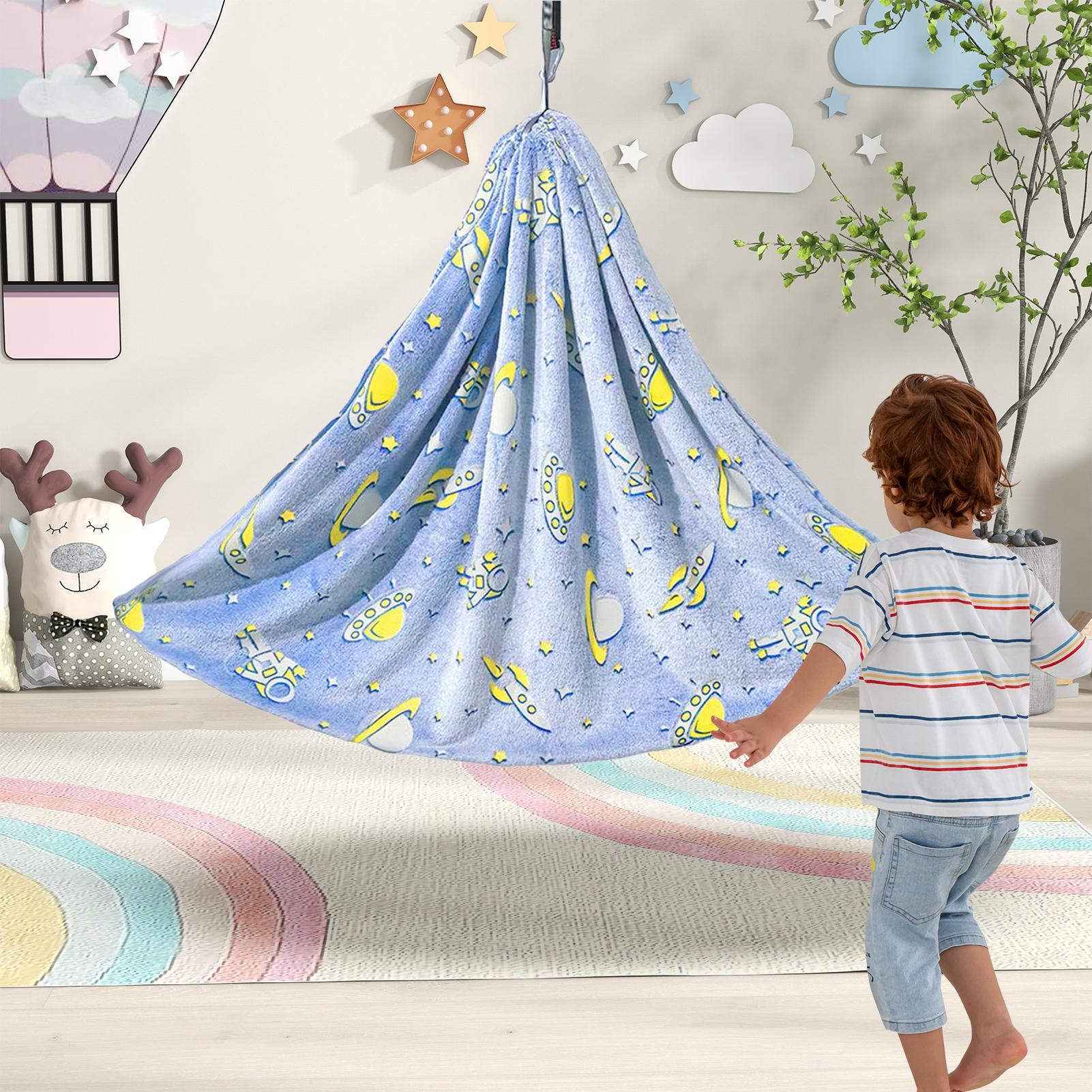 Kids Outdoor Hammock Chair - Schaukelstuhl für Kinder, im Dunkeln leuchtende