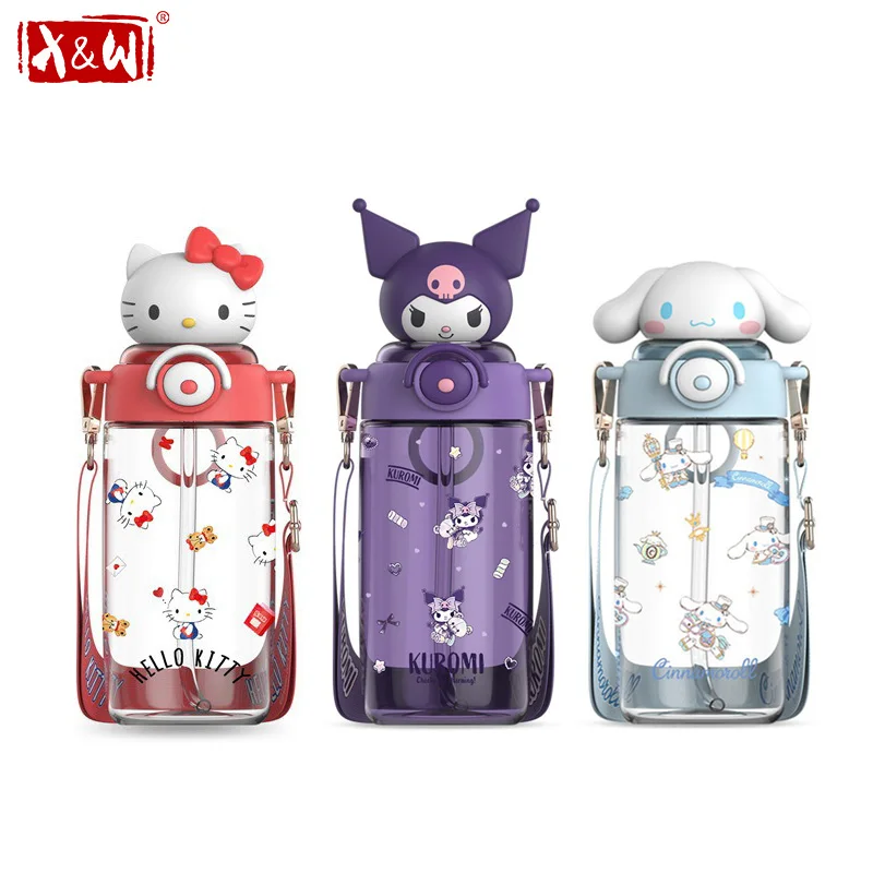 Outdoor Kid Friendly - X&W Kawaii Sanrio Dolls Strohhalmbecher 650ml