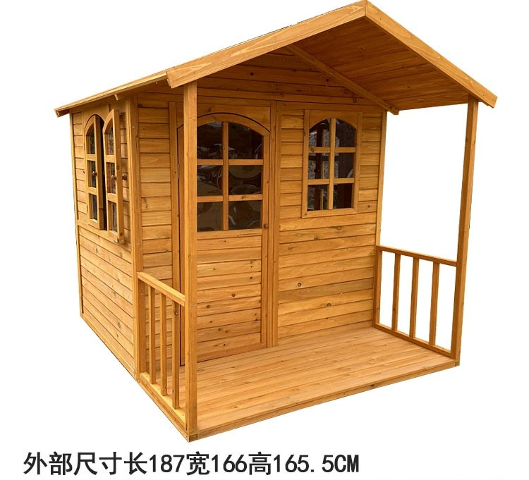 Kids Outdoor Wooden Playhouse - Meistverkauftes Umweltfreundliches Langlebiges Outdoor-Spielhaus aus Massivholz