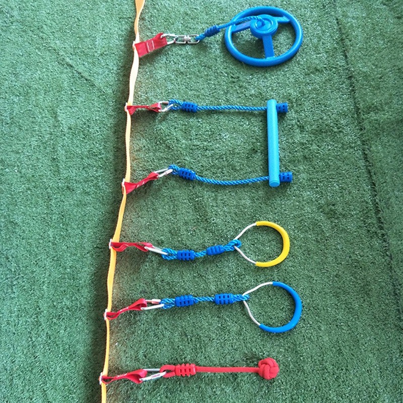 Kids Outdoor Climbing Equipment - Kinder-Outdoor-Sportspielzeug Zubehör Kletterseil-Ring-Teile Hinterhof-Spielplatz-Spielzeug Kinder Sensorik-Trainingsgeräte