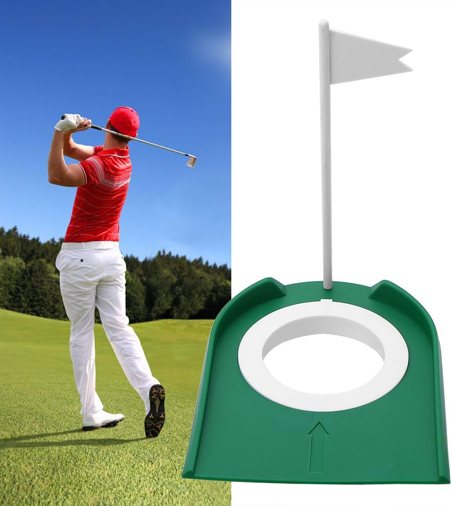 Kids Outdoor Lawn Equipment - Einfach Aufzubauende Golf-Putting-Cup mit Flagge Übungs-Trainingsausrüstung