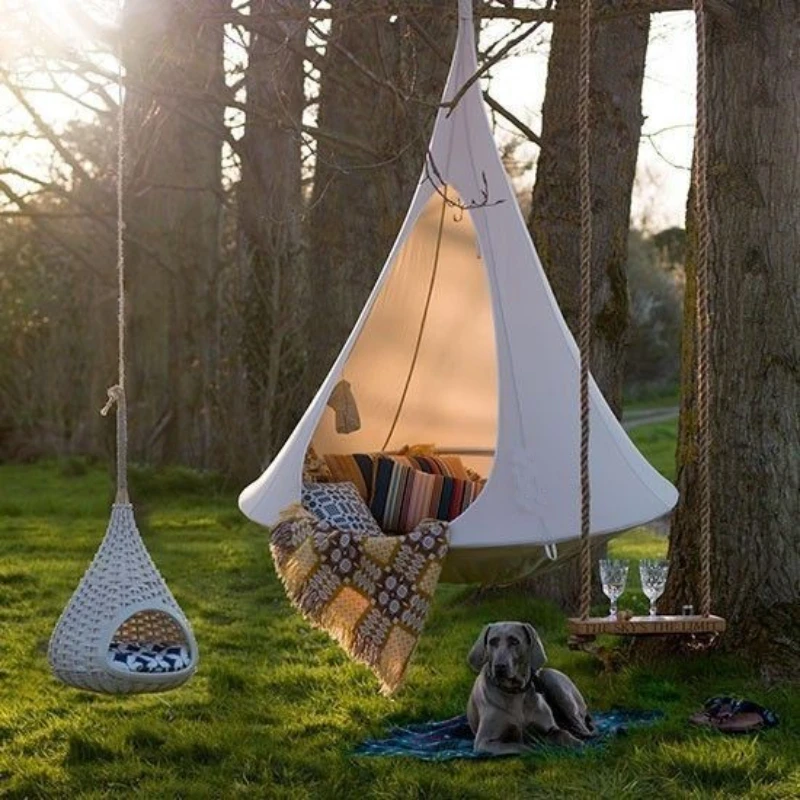 Kids Outdoor Hammock Chair - Kinder Schaukel Outdoor Garten Camp Hängematte