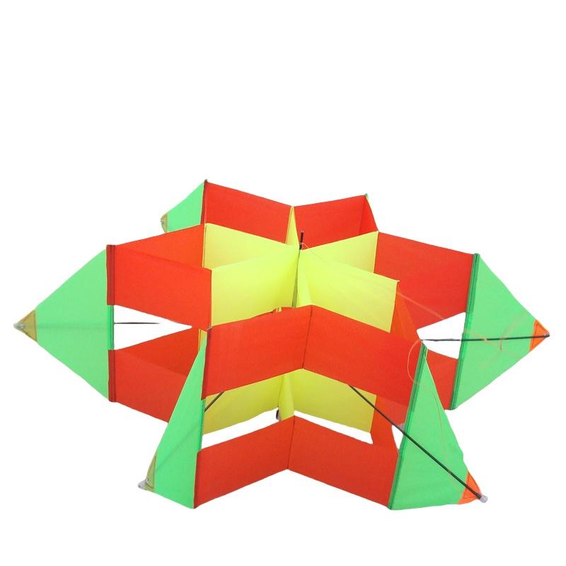 Kite Easy Fly Kids - Reisefreundlicher Drachen im 3D-Pflaumenblüten-Stil für Kinder