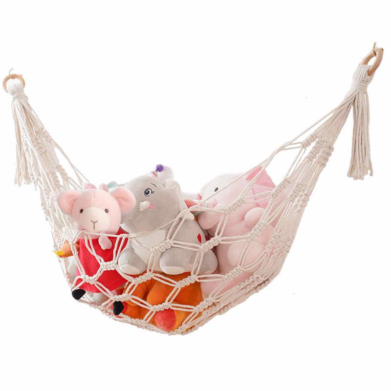 Kids Outdoor Hammock - Makramee Hängematten netz Spielzeug Lagerung Boho