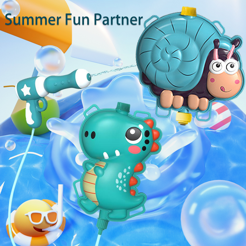 Kids Outdoor Backpack - Sommer-Rucksack-Wasserpistole, Cartoon-Wasserpistole, Strand-Wasserspielzeug, Outdoor-Tier-Rucksack-Wasserpistole, Kinderspielzeug, Geschenk