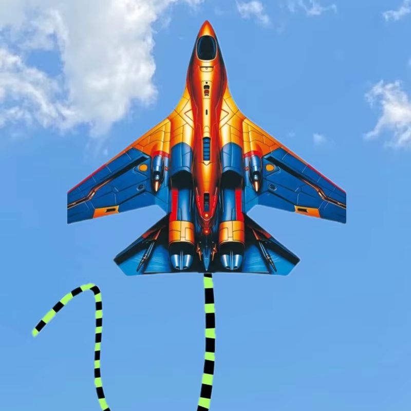 HTMCK Kampfjet-Lenkdrachen 45c – Kite Easy Fly Kids Bewertung und Preis