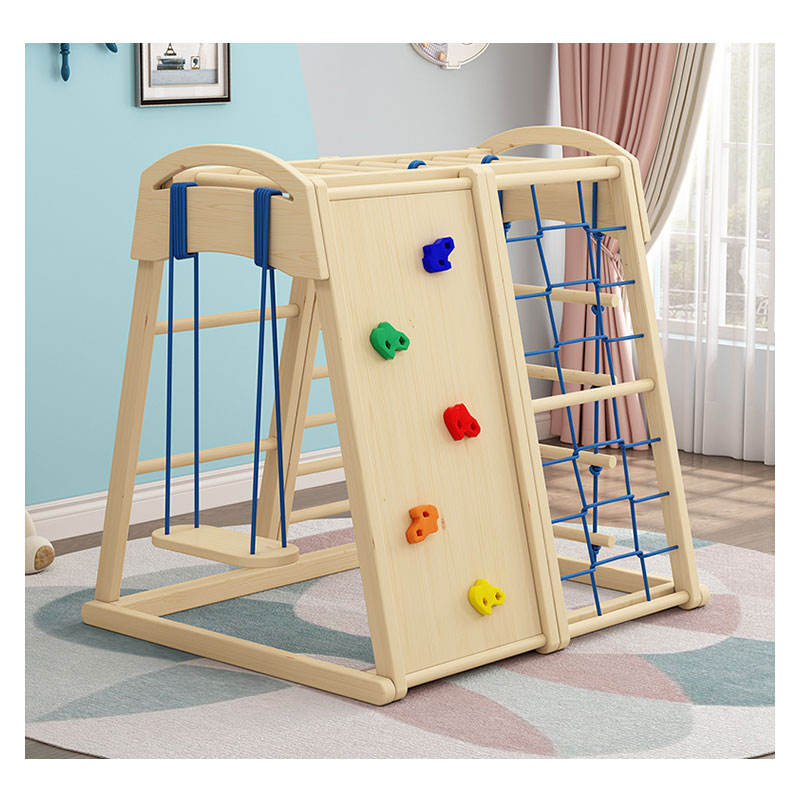 Indoor-Outdoor Holz-Kletterger – Kids Outdoor Gym Equipment Bewertung und Preis