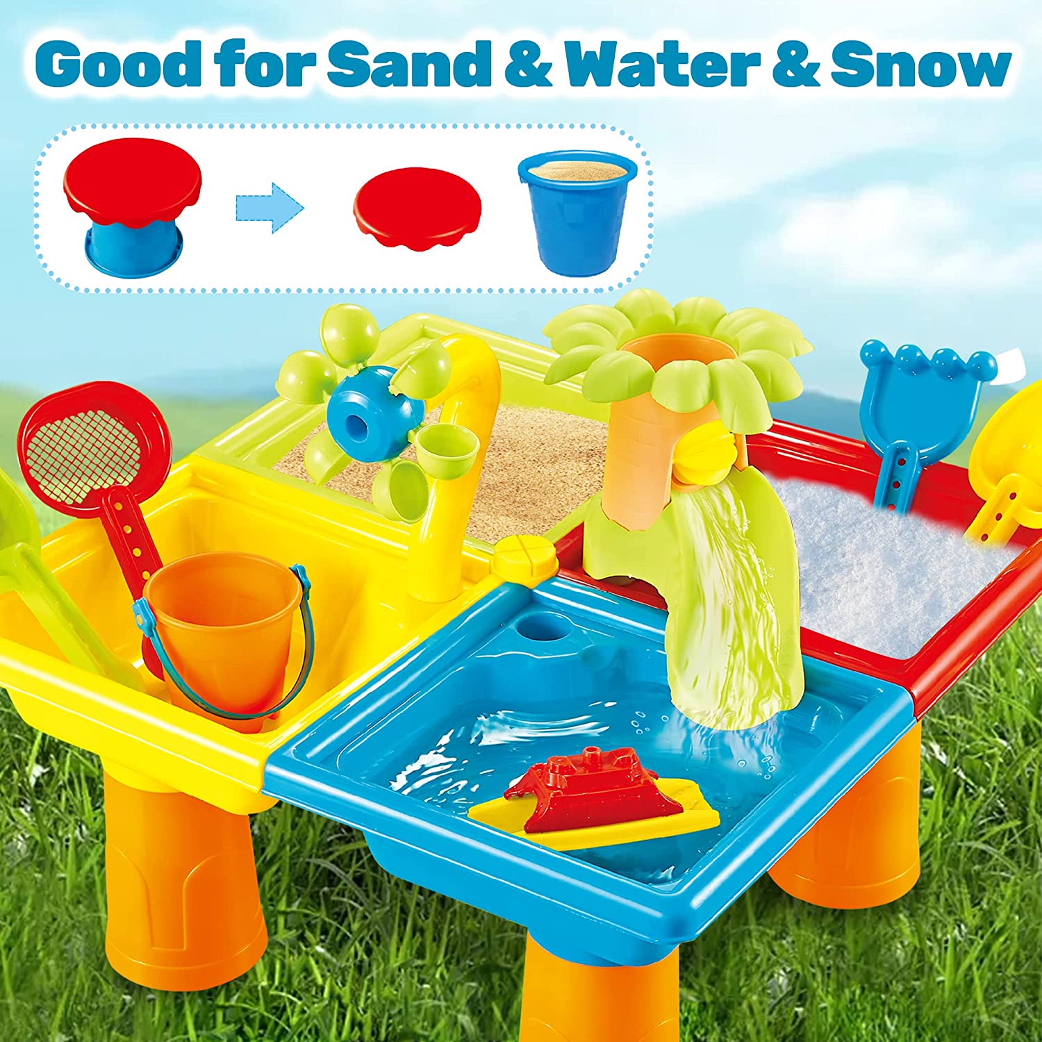 Strand tisch Sand spielen Spie – Kids Outdoor Water Toys Bewertung und Preis