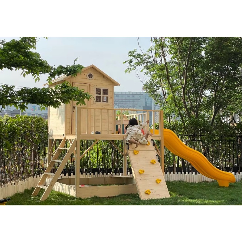 Outdoor-Holzspielhaus für Klei – Kids Outdoor Wooden Playhouse Bewertung und Preis