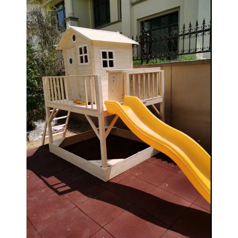 Outdoor-Holzspielhaus für Klei – Kids Outdoor Wooden Playhouse Bewertung und Preis