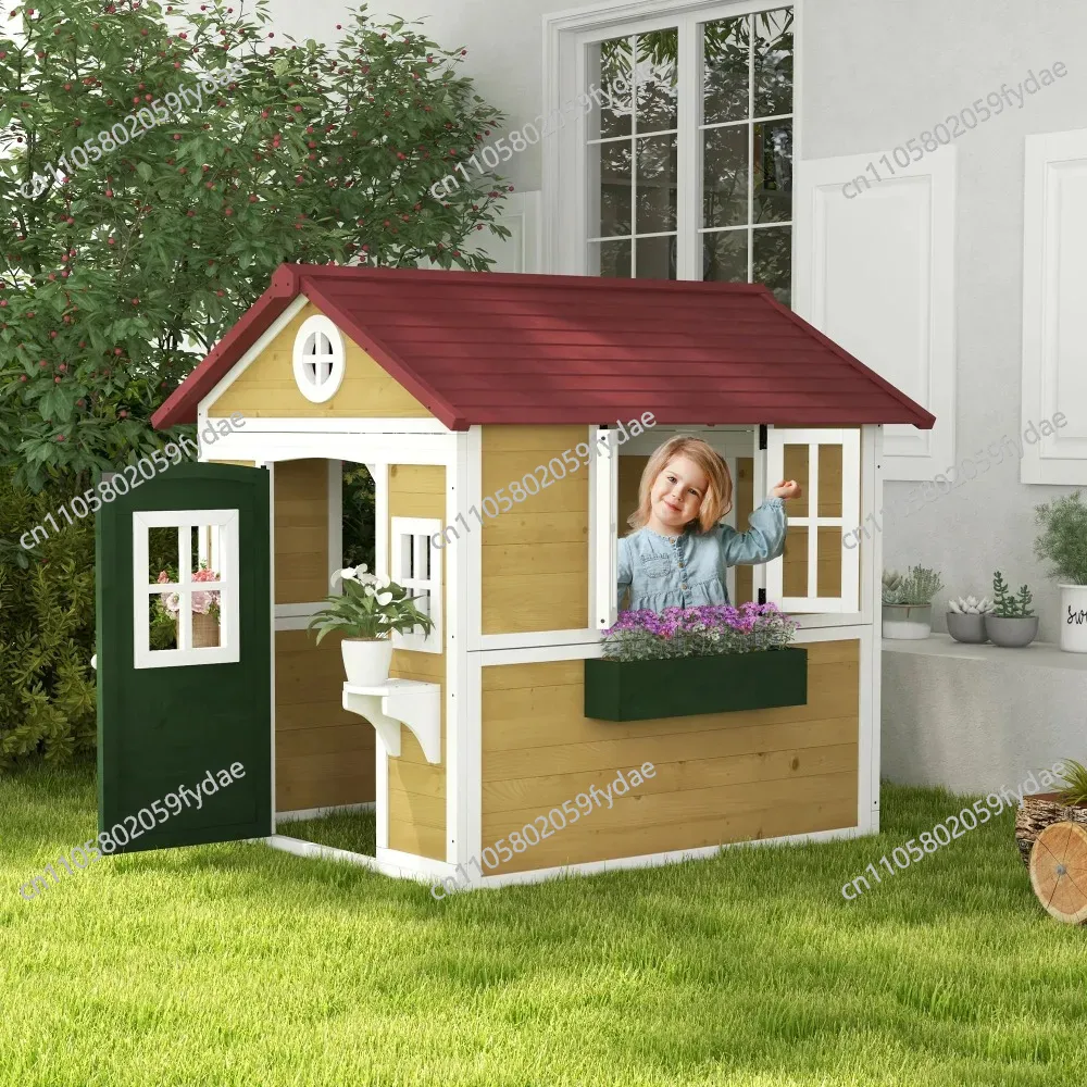 Outdoor-Kinderspielhaus, Holzs – Kids Outdoor Wooden Playhouse Bewertung und Preis