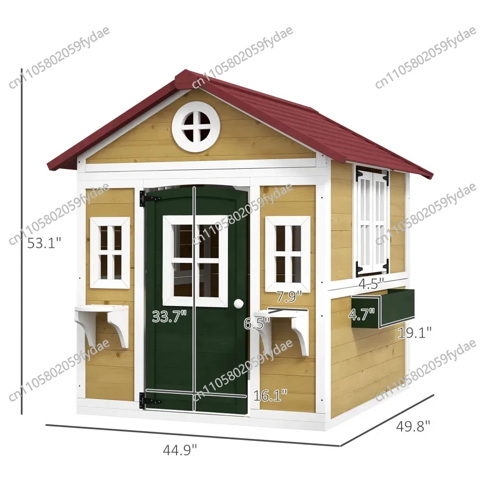 Outdoor-Kinderspielhaus, Holzs – Kids Outdoor Wooden Playhouse Bewertung und Preis