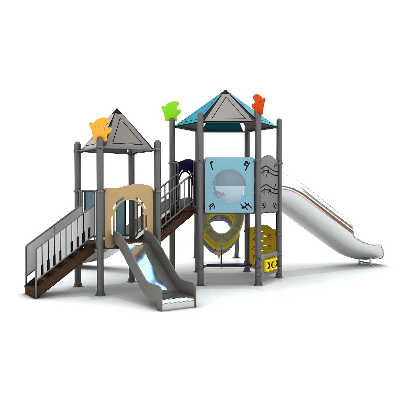 Holz-Outdoor-Spielplatzset mit – Kids Outdoor Wooden Playhouse Bewertung und Preis