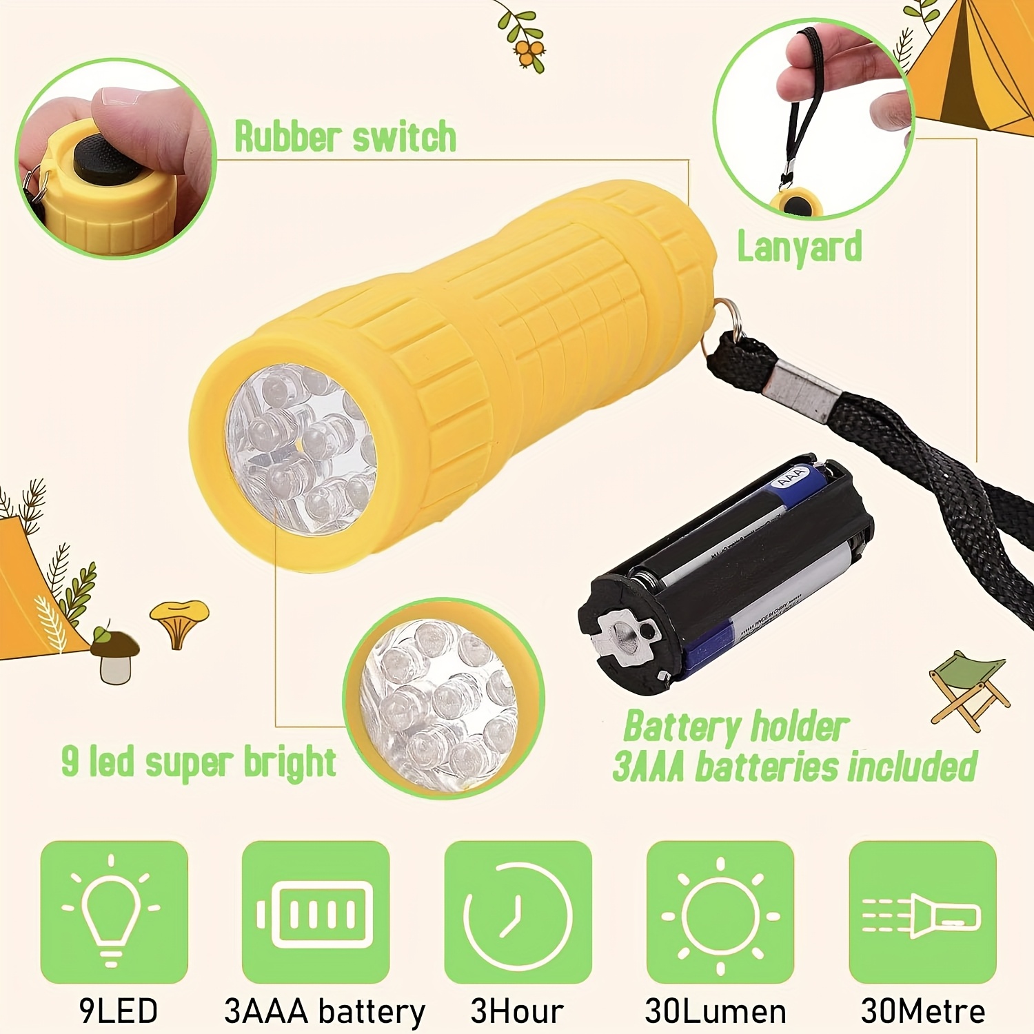 Mini tragbare Taschenlampe mit – Children'S Outdoor Bewertung und Preis