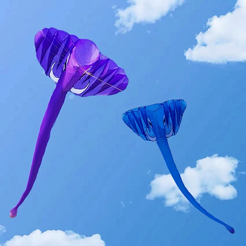 Elefantendrachen, riesiger wei – Kite Easy Fly Kids Bewertung und Preis