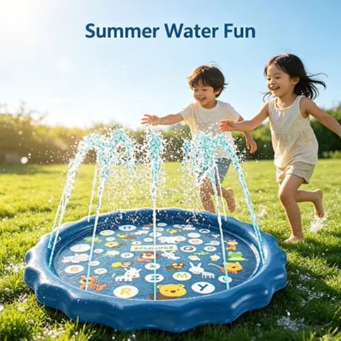 100/170cm Outdoor Kinder Sprin – Slip Slide Water Mat Bewertung und Preis