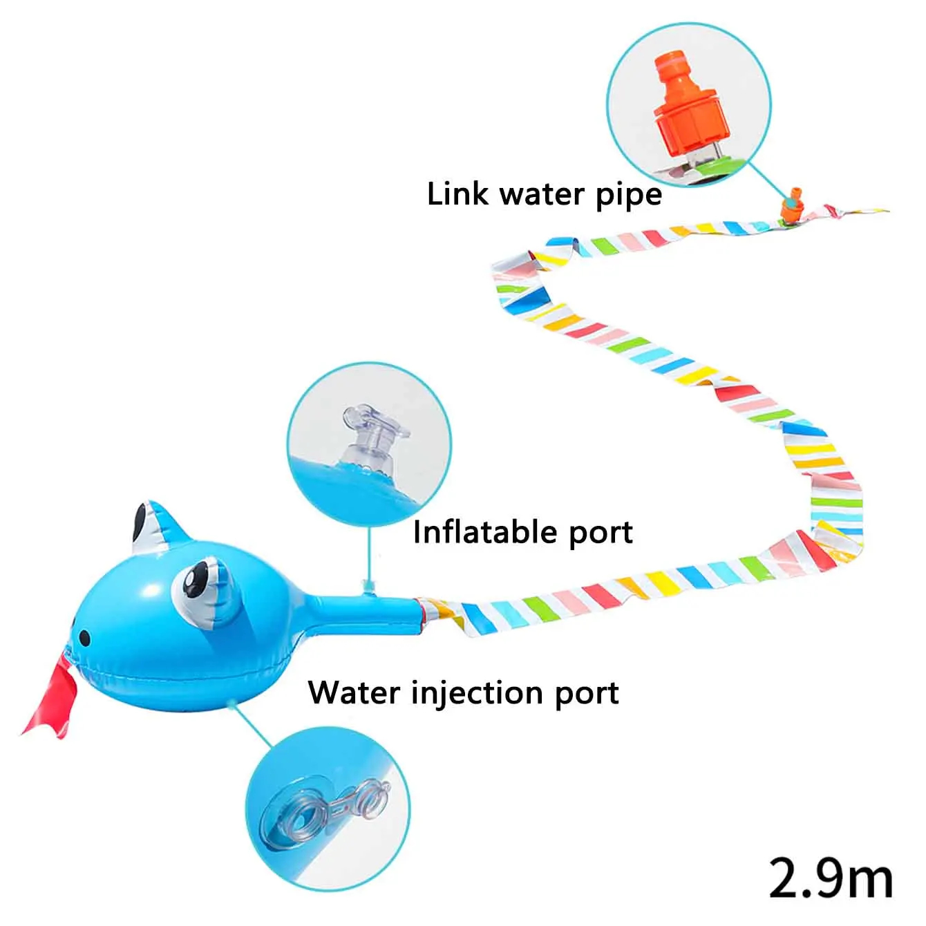 Aufblasbares Wassersprüh-Schla – Kids Outdoor Water Toys Bewertung und Preis