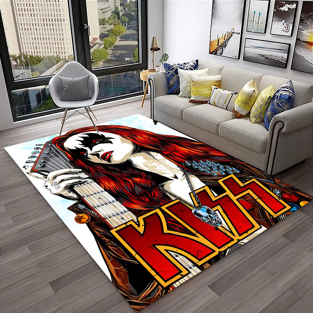 Retro KISS Rock Band Teppich f – Kids Outdoor Kitchen Bewertung und Preis