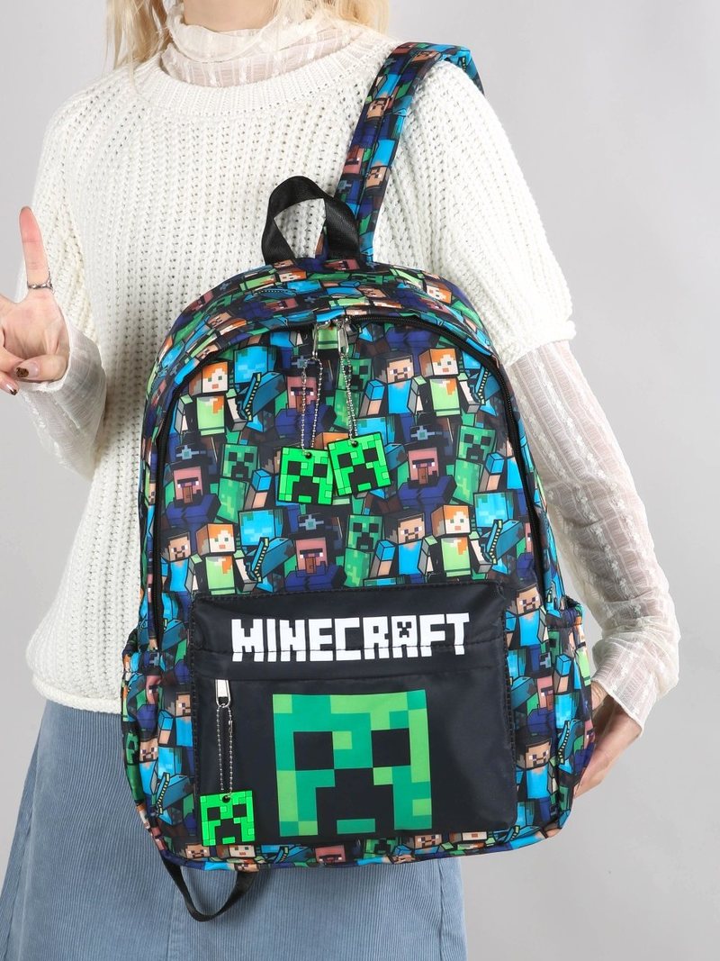 Minecraft-Rucksack mit Graffit – Kids Outdoor Backpack Bewertung und Preis
