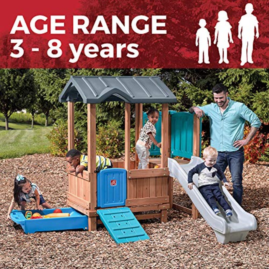 Woodland Adventure Spielhaus & – Kids Outdoor Slide Set Bewertung und Preis