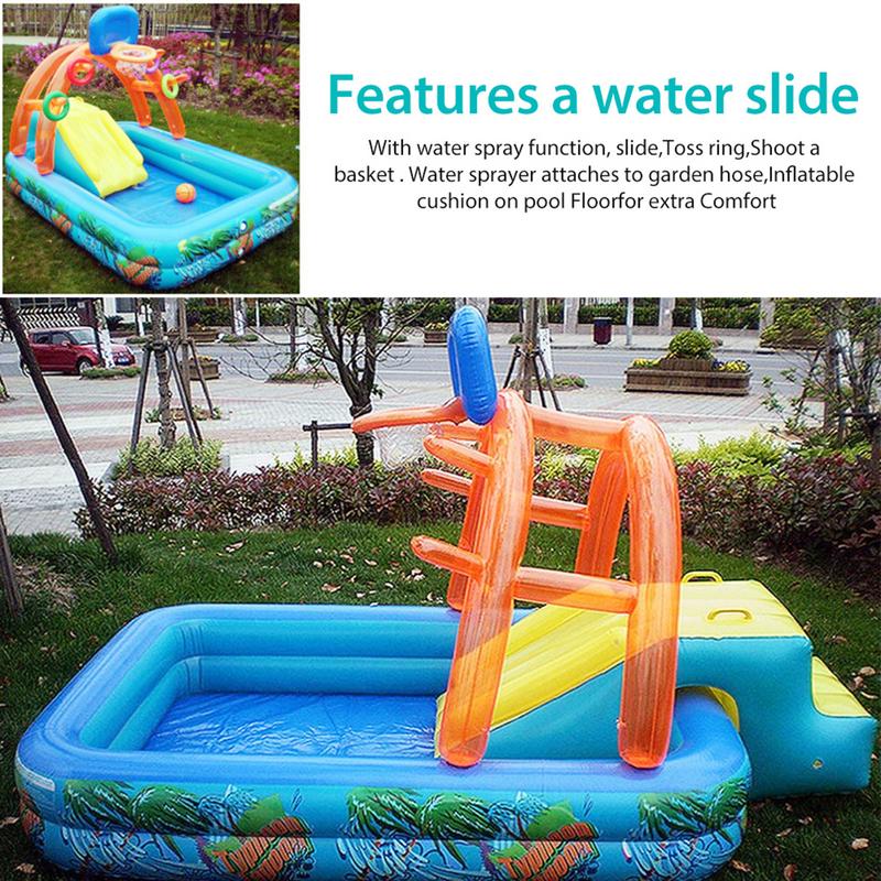 Neue Wasser Rutsche Kinder Spa – Kids Outdoor Slide Set Bewertung und Preis