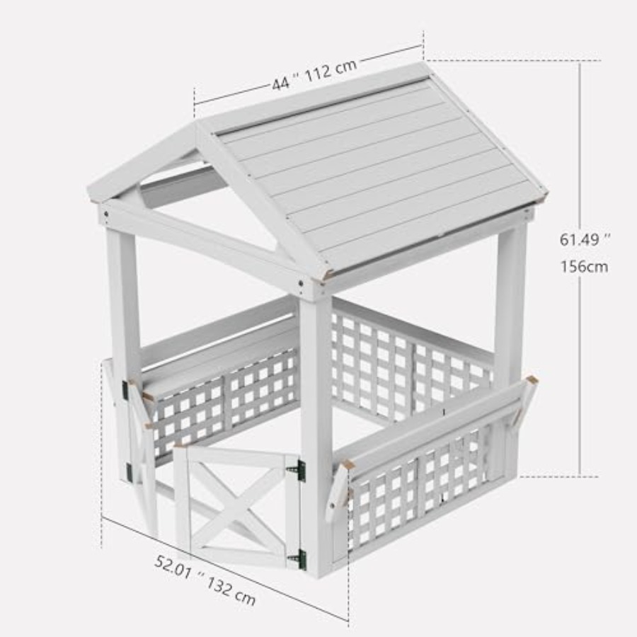Outdoor-Holzspielhaus für Kind – Kids Outdoor Wooden Playhouse Bewertung und Preis