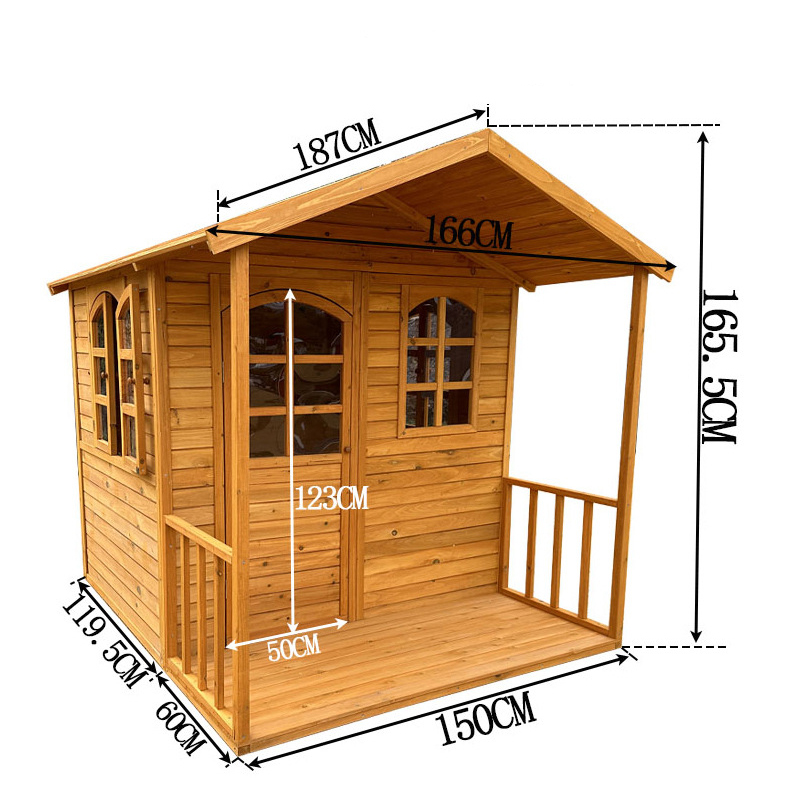 Meistverkauftes Umweltfreundli – Kids Outdoor Wooden Playhouse Bewertung und Preis