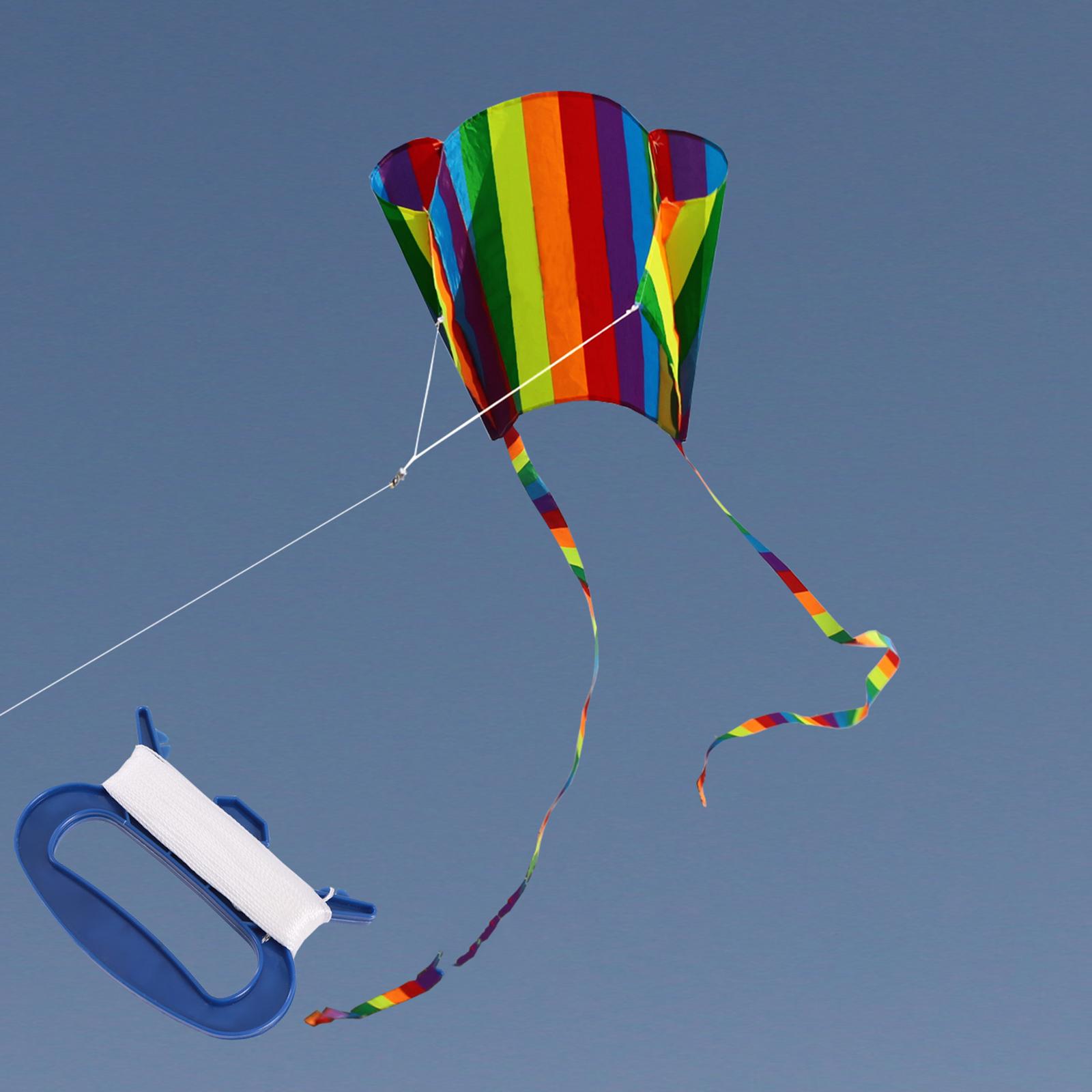 Großer Regenbogen-Diamantdrach – Kite Easy Fly Kids Bewertung und Preis