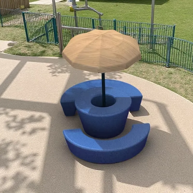Modernes Outdoor-Rundtisch- un – Kids Outdoor Table With Umbrella Bewertung und Preis